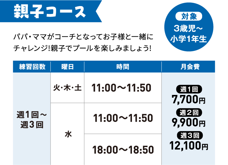 親子コース